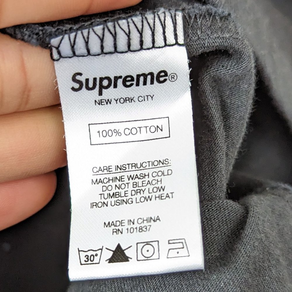 Supreme Black Hoodie Sweater Size Large - Picture 5 of 12